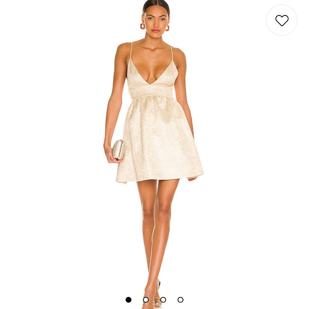 Alice & Olivia Foley Curved Waist Party A-Line Dress, Size 4 - Picture 5 of 15